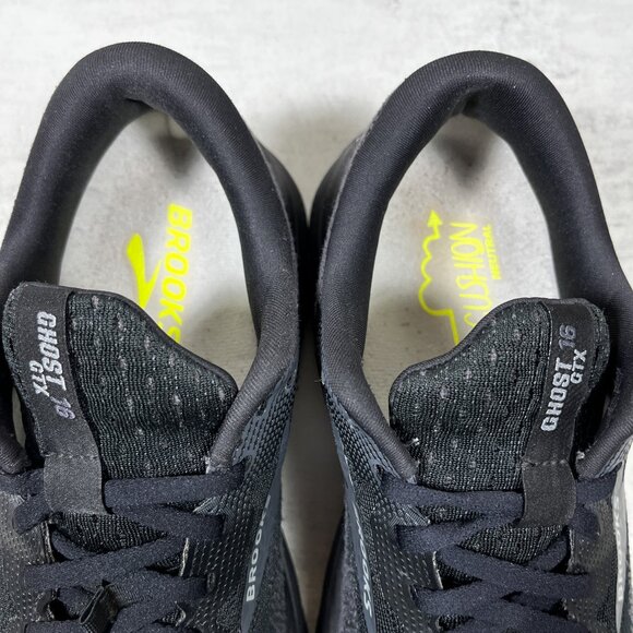 Brooks Ghost 16 GTX Gore-tex Running Shoes - Men's Size 8 - Black - Picture 8 of 10